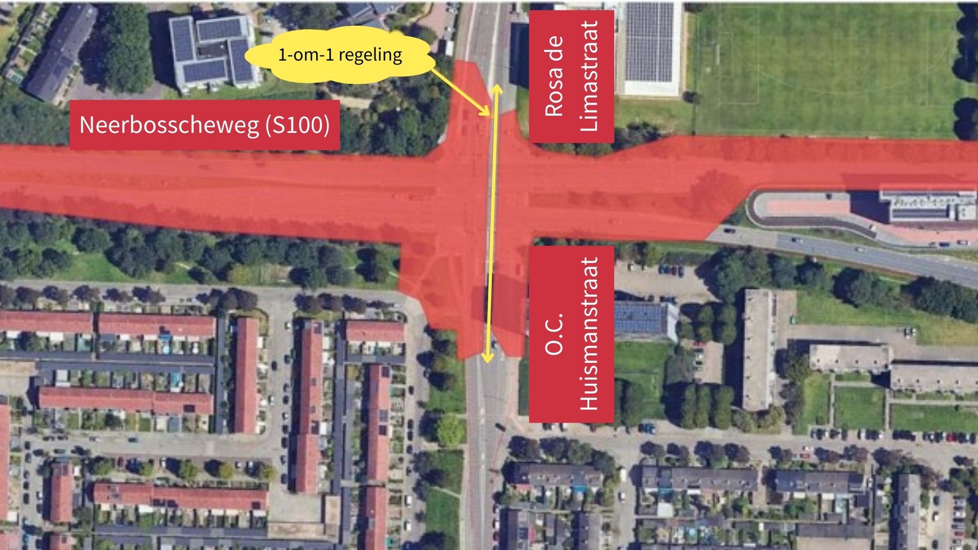 Neerbosscheweg komende twee weekenden afgesloten