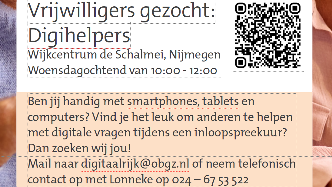 Oproep bieb: vrijwilligers voor digitale inloop