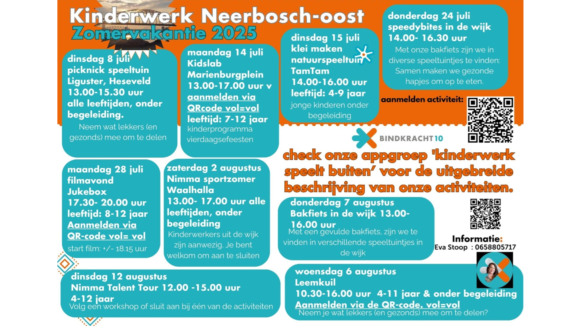 Zomervakantieprogramma voor Neerbossche kinderen