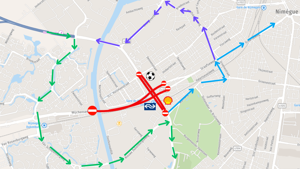 Nelson Mandelaplein dicht