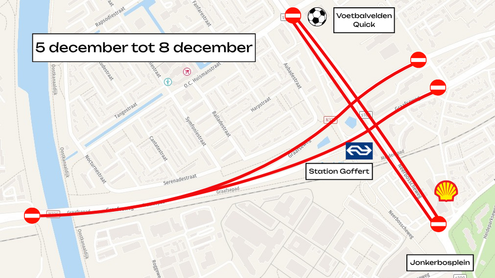 5-8 december Nelson Mandelaplein laatste keer dicht